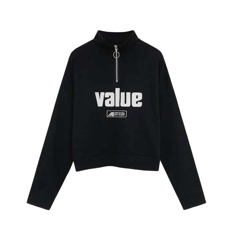 Women's Loose Cropped Sweatshirt