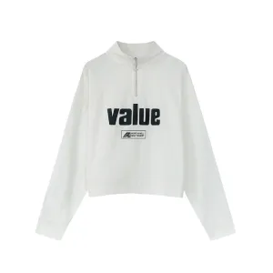 Women's Loose Cropped Sweatshirt