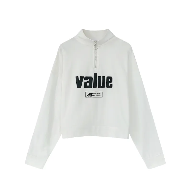 Women's Loose Cropped Sweatshirt