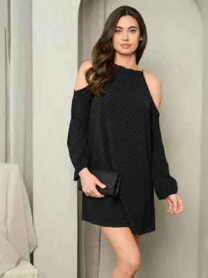 WOMEN'S OFF SHOULDER MINI DRESS