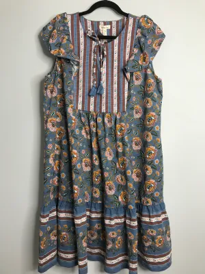 Womens Size Lg Misses Blue Matilda Jane Dress
