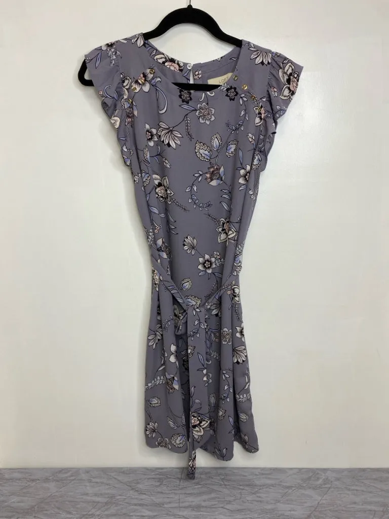 Womens Size Med Misses Purple Loft Dress