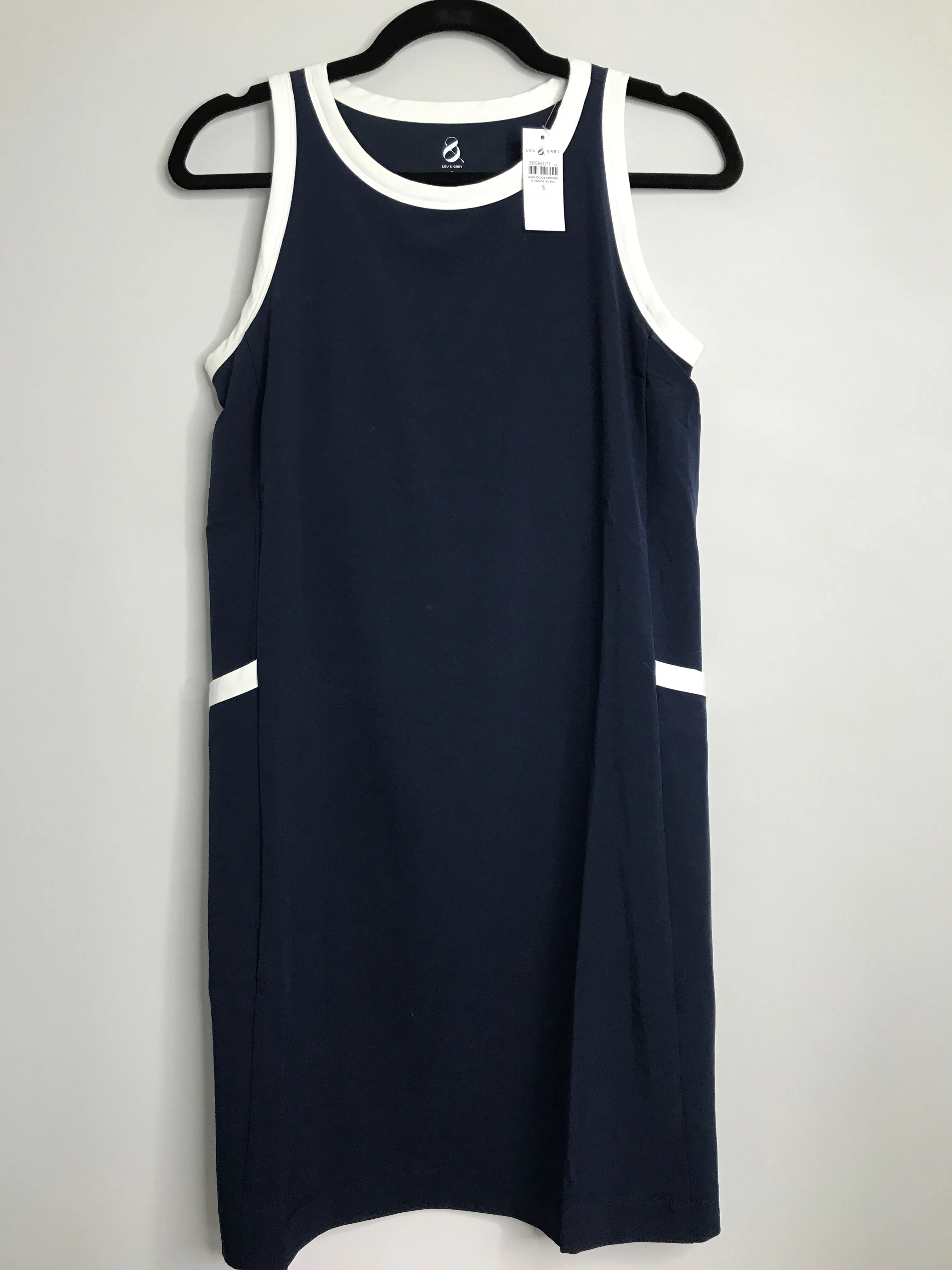 Womens Size Sm Misses Navy Lou & Grey NWT Dress