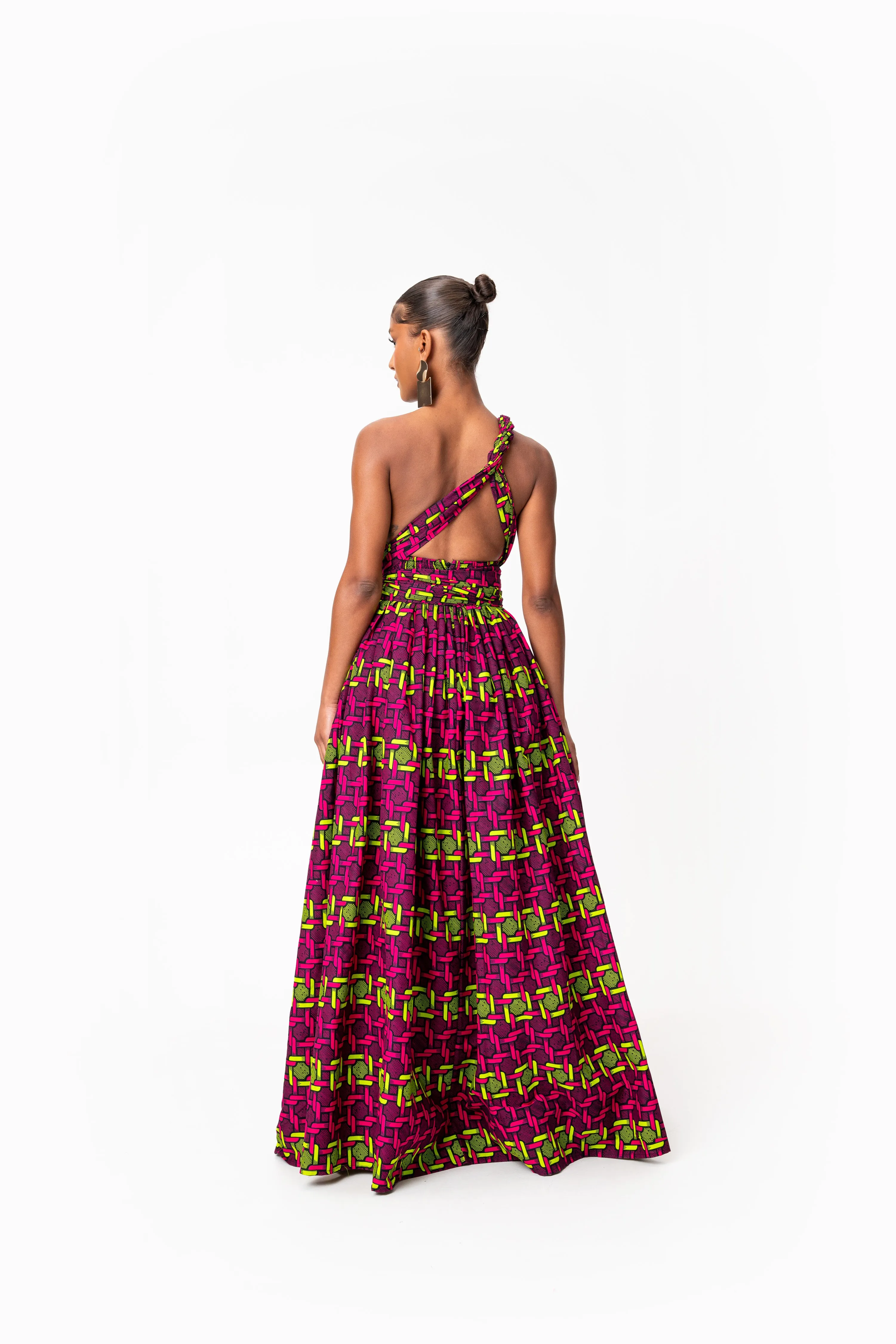 WUNMI African print Maxi Infinity dress